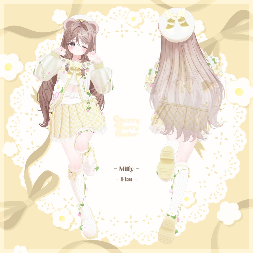 🍓Cherry Berry Sailor〖17アバター対応〗🌸