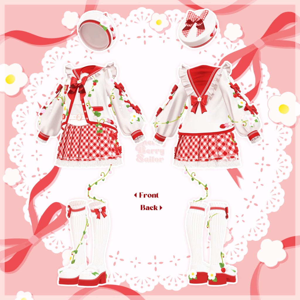 🍓Cherry Berry Sailor〖17アバター対応〗🌸