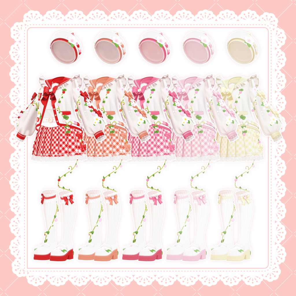 🍓Cherry Berry Sailor〖17アバター対応〗🌸