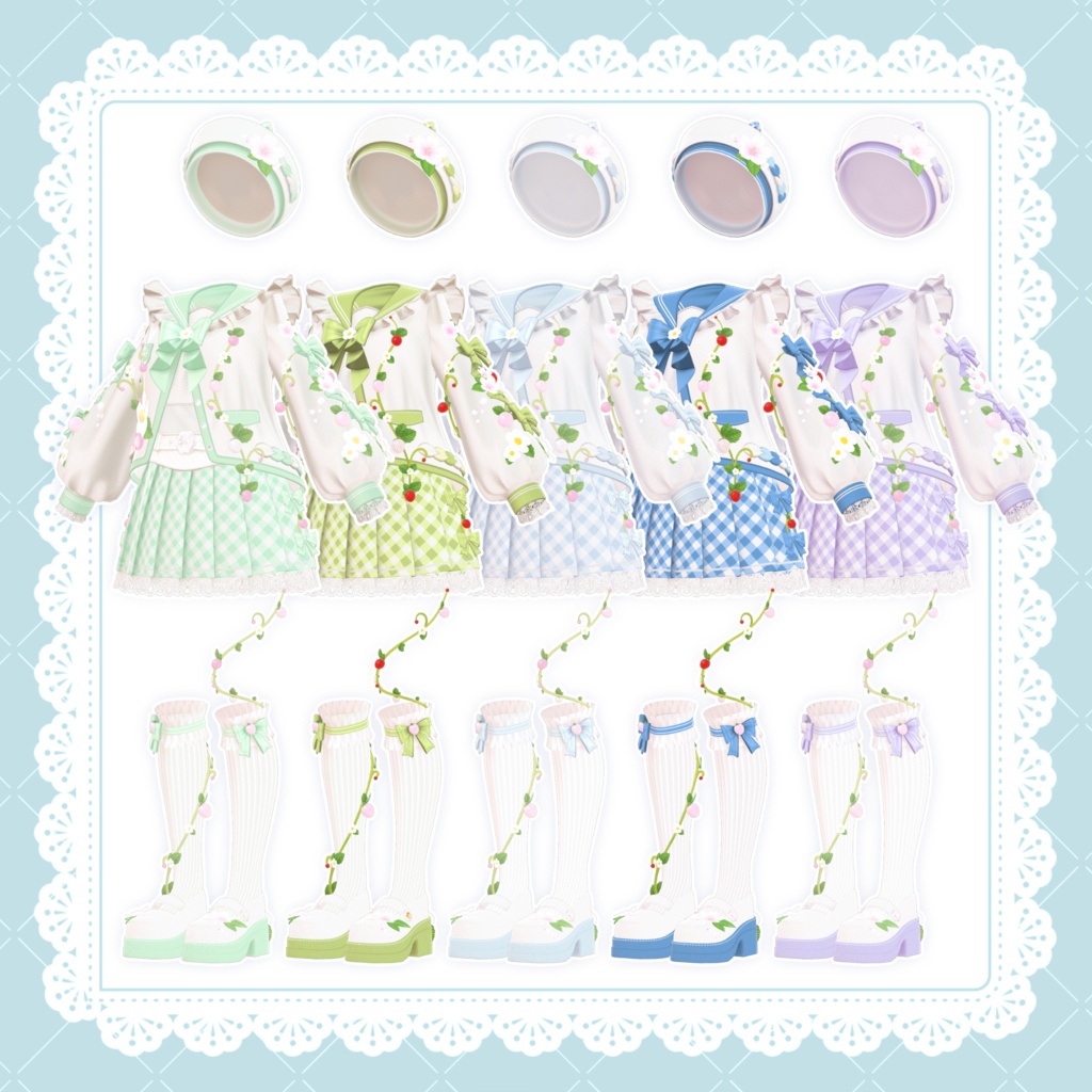 🍓Cherry Berry Sailor〖17アバター対応〗🌸