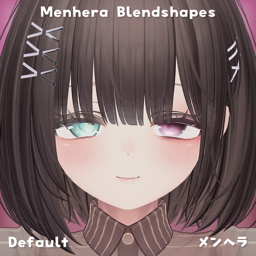 【マヌカ(Manuka)】メンヘラ(Menhera) Eyes & Makeup + Face Animation