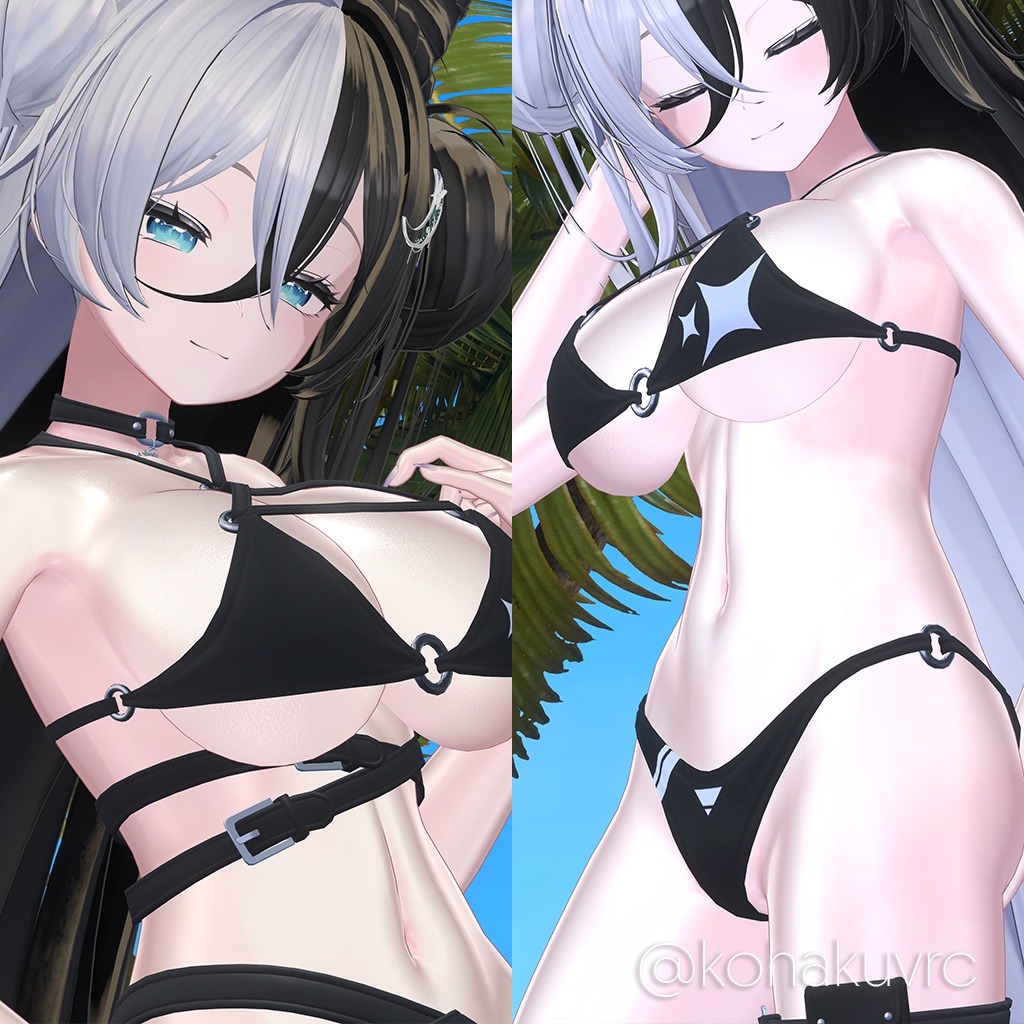 【VRChat】SexyH Skin for liltoon - 汗でさらにHな雰囲気になるセクシーな肌素材