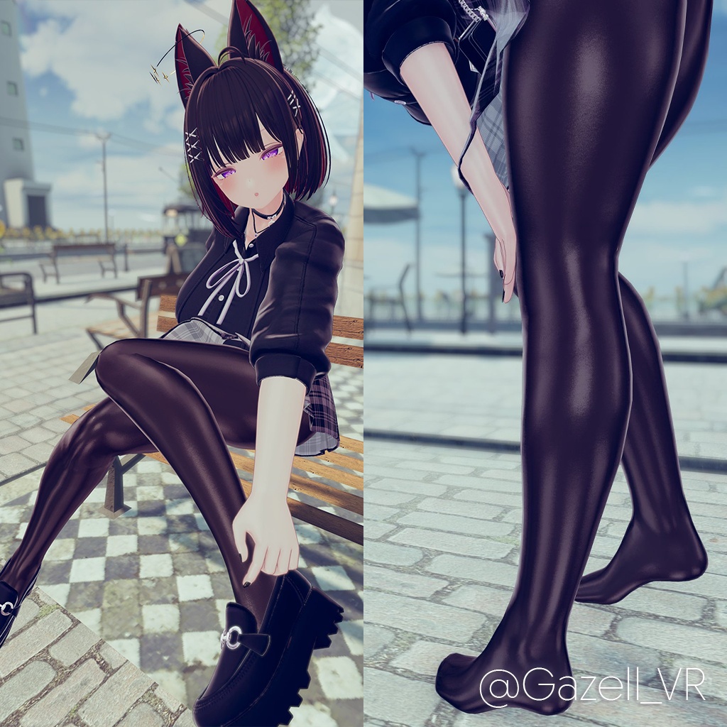 【VRChat】HStocking liltoon Material - ストッキングが好きな方へ