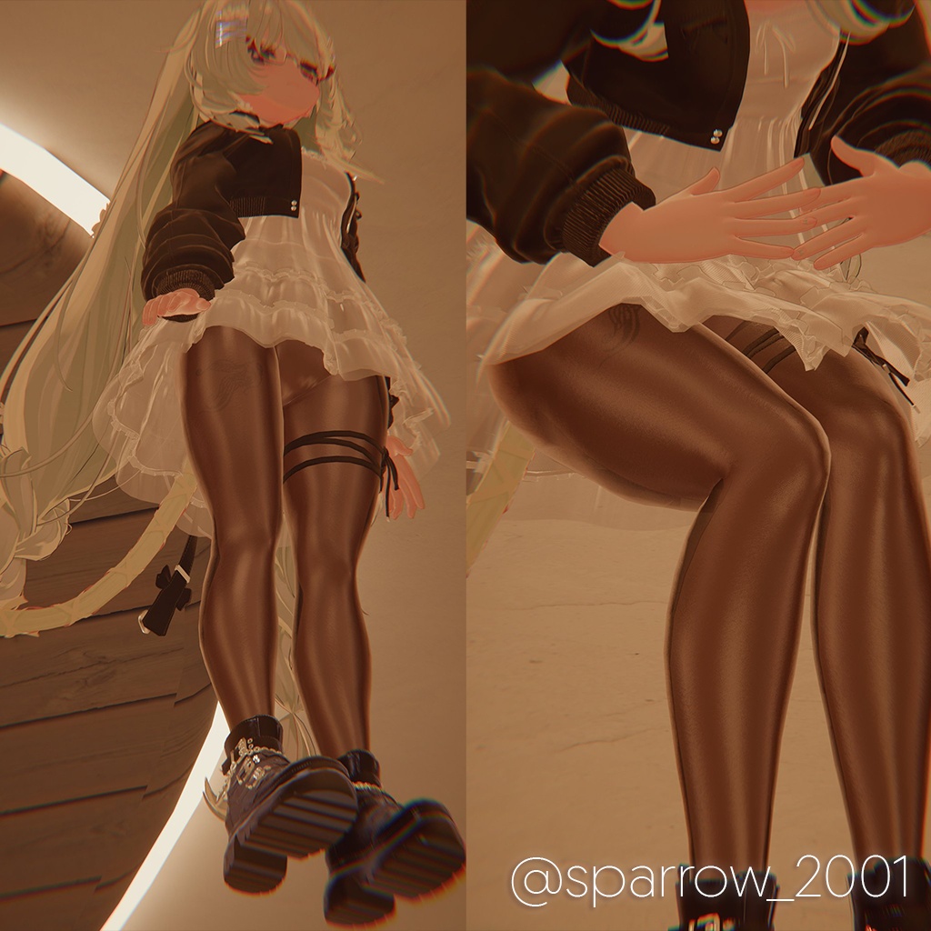 【VRChat】HStocking liltoon Material - ストッキングが好きな方へ