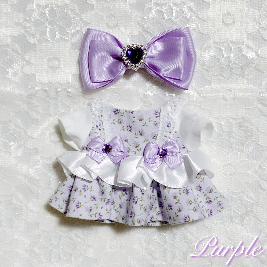 花柄ワンピース