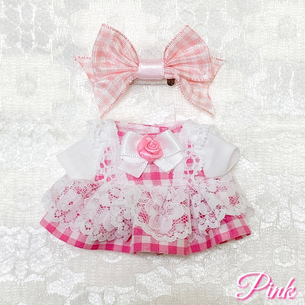 チェックワンピース