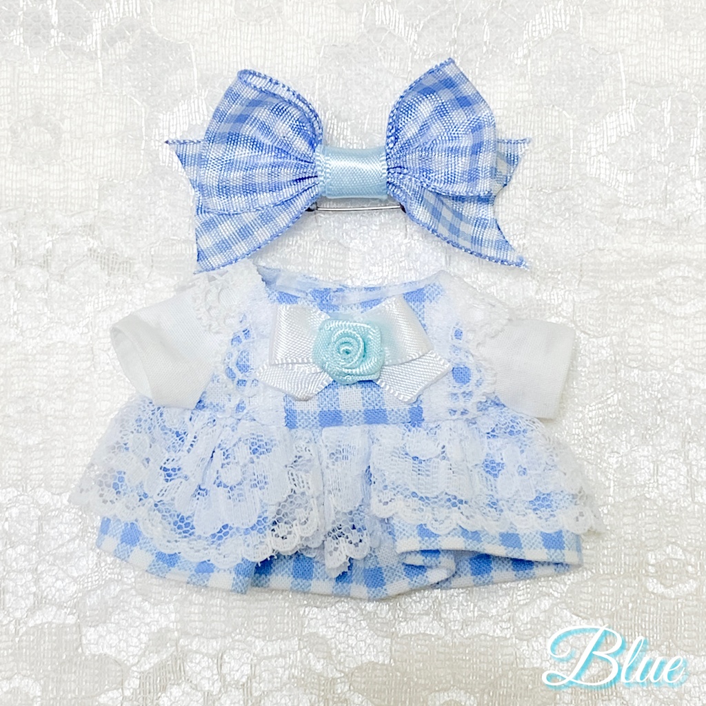 チェックワンピース