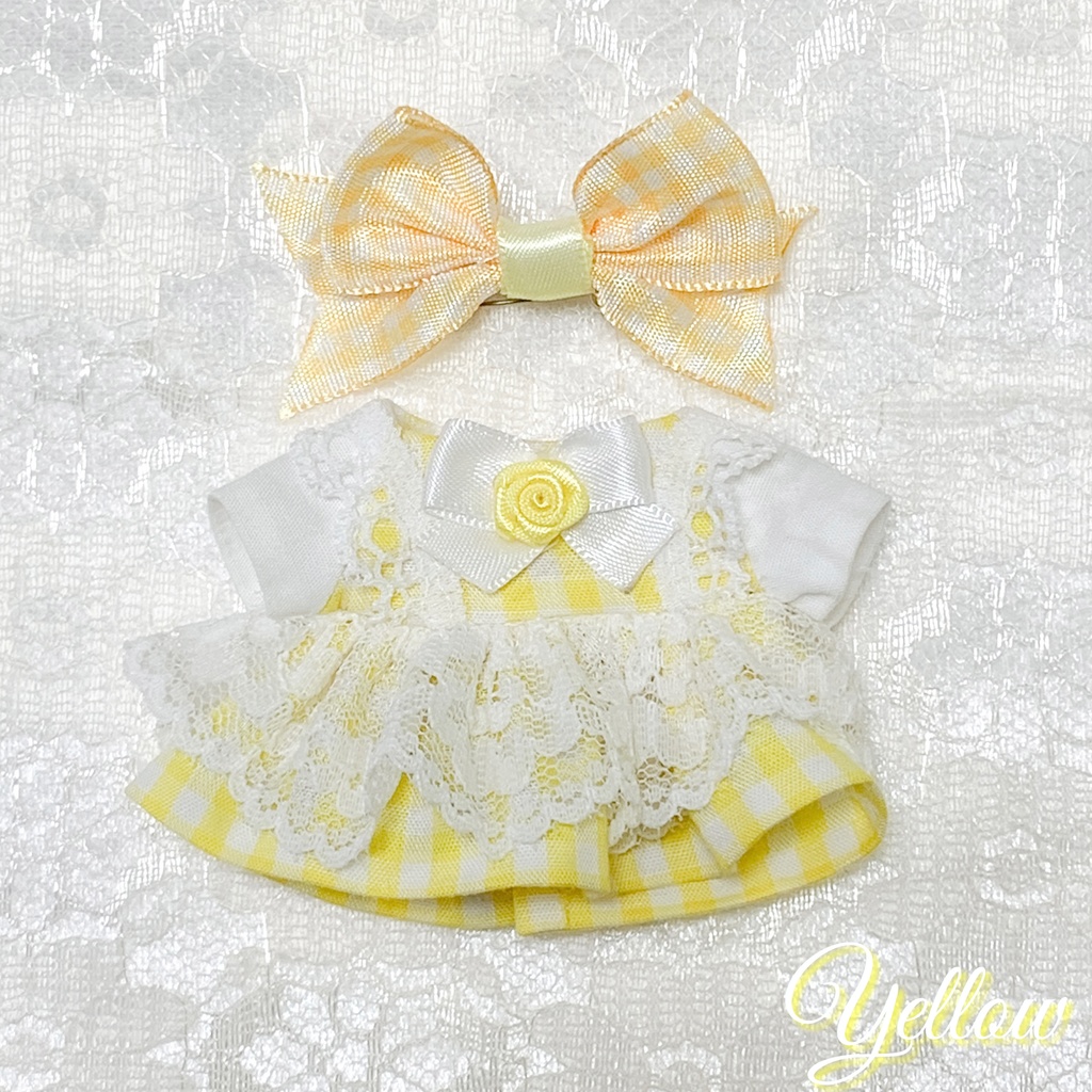 チェックワンピース