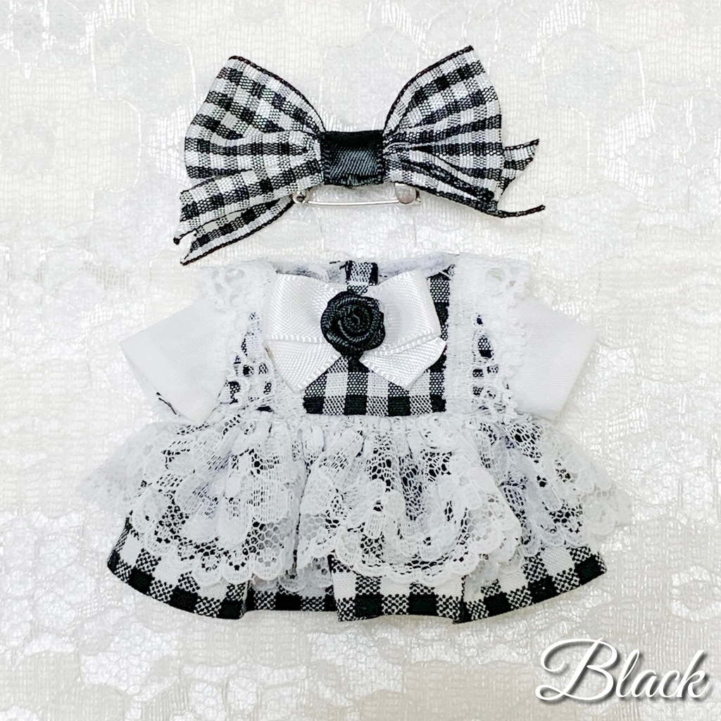 チェックワンピース