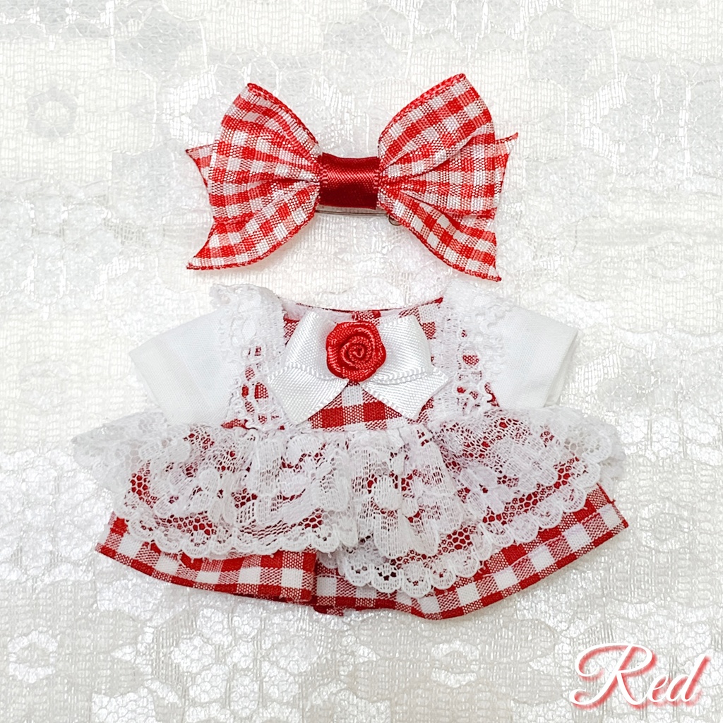 チェックワンピース