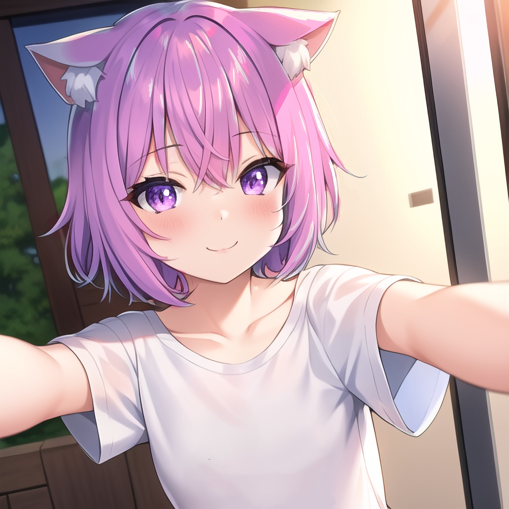 【非公式】猫又おかゆハグTシャツ