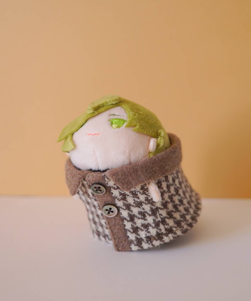 もちマスサイズ千鳥柄コート