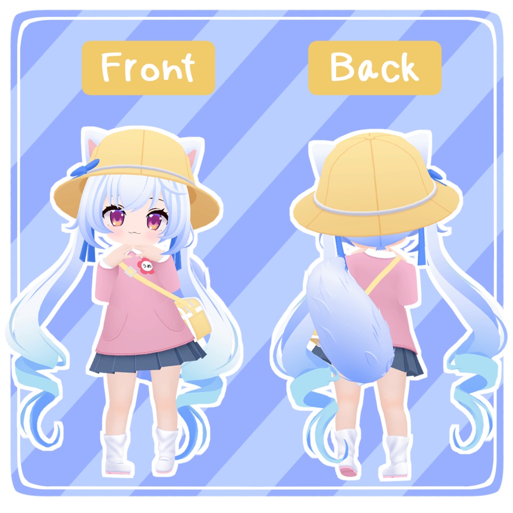 オリジナル3Dモデル「うめ」-Ume-