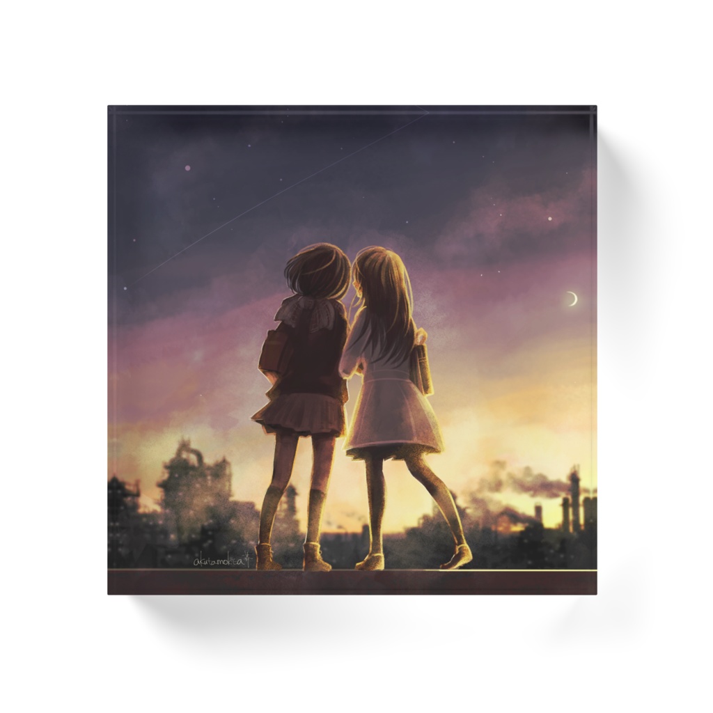 アクリルブロック【ちいさな逃避行】