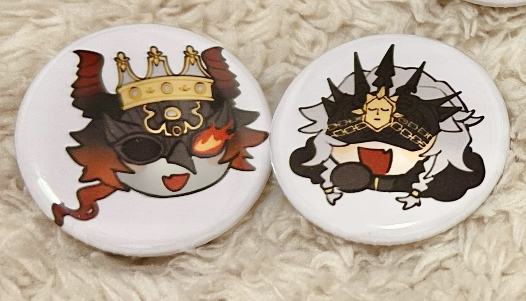 熔熱＆日蝕 ミニ缶バッチセット