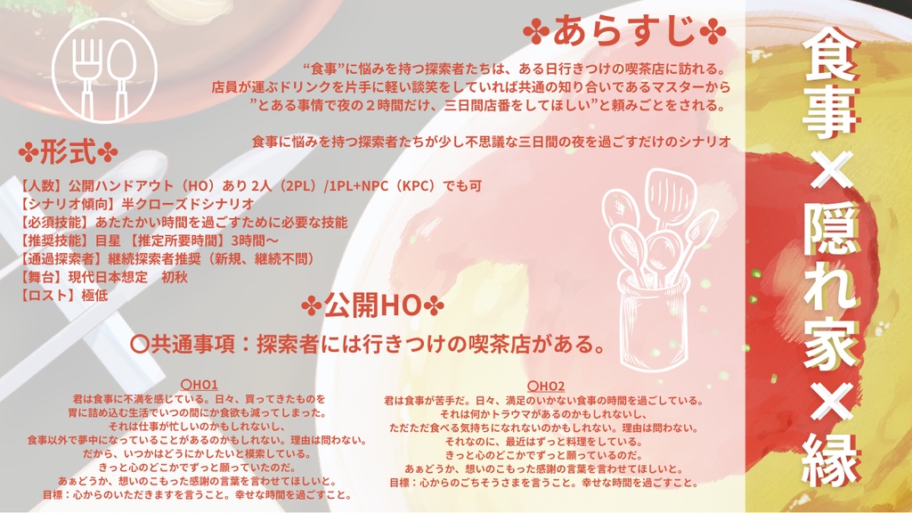 クトゥルフ神話TRPG『星のめぐりをハイドアウトで、』【SPLL:E195757】