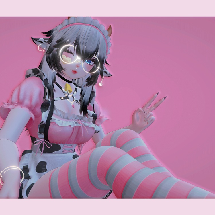 Mika Lovely Milk (VRC 3D Model)