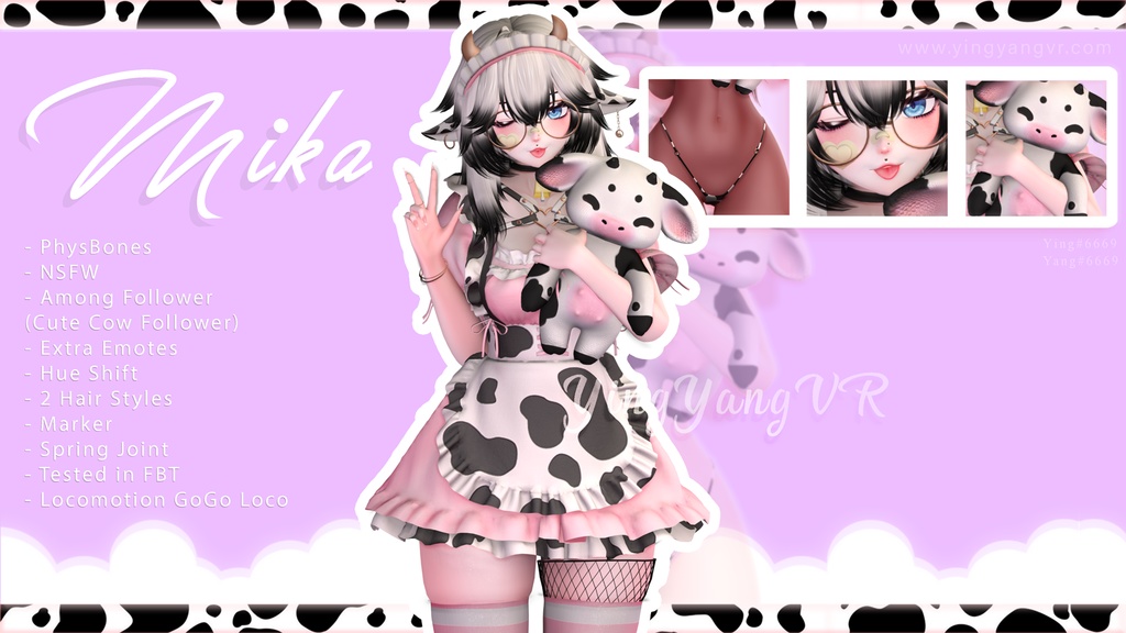 Mika Lovely Milk (VRC 3D Model)