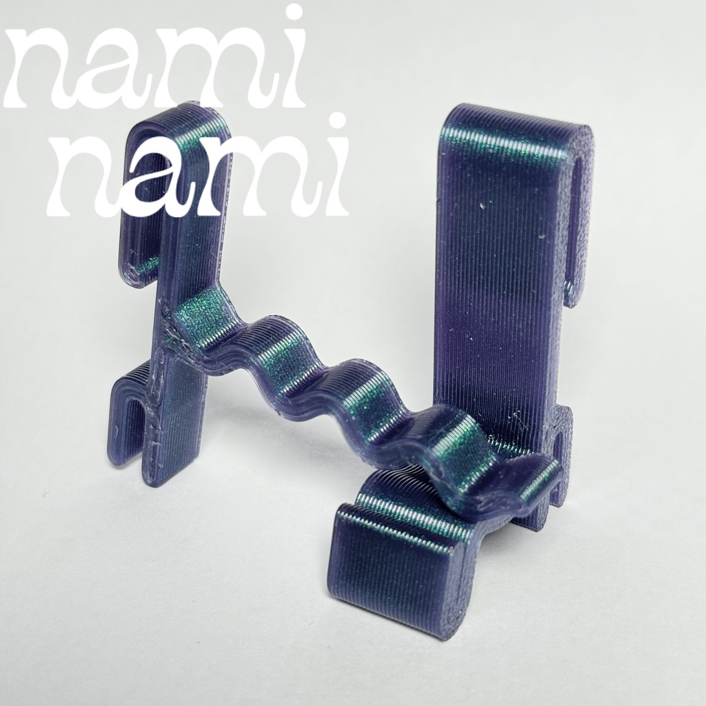 『なみなみ』ワイヤーネット用カードスタンド 4個セット