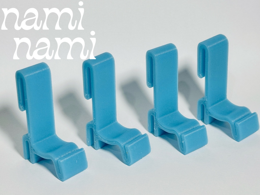 『なみなみ』ワイヤーネット用カードスタンド 4個セット