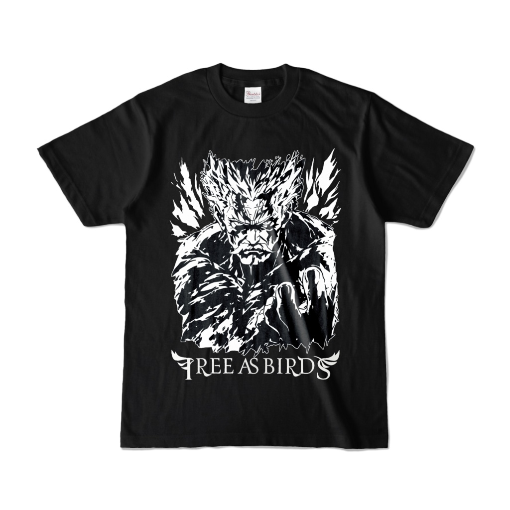 村長Tシャツ黒【フリーアズバーズ／10th Anniversary】