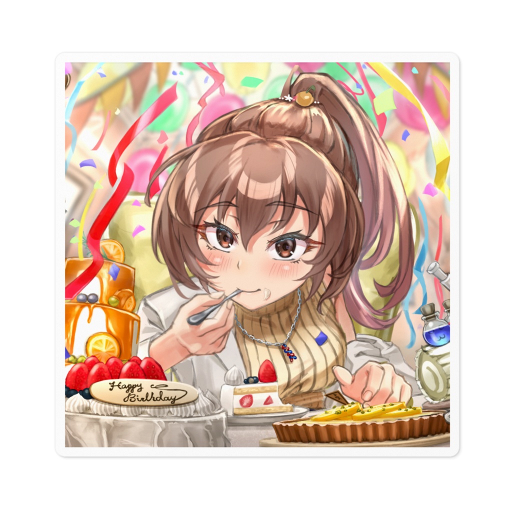 22年バースデー ステッカー ゆずまり研究所売店 Booth 22年バースデー ステッカー ゆずまり研究所売店 Booth