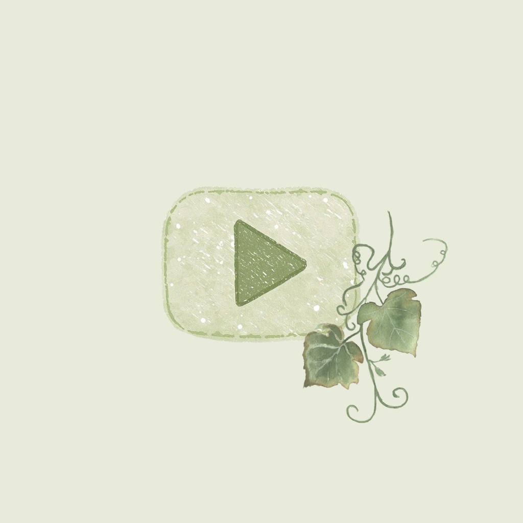 APP Icon Pack sage green (アイコンパック/セージグリーン)