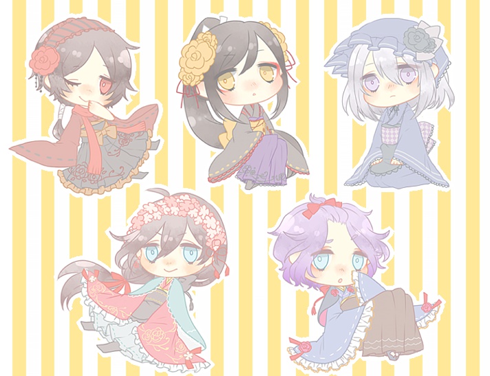 【とうらぶ】ふりふり衣装ストラップ