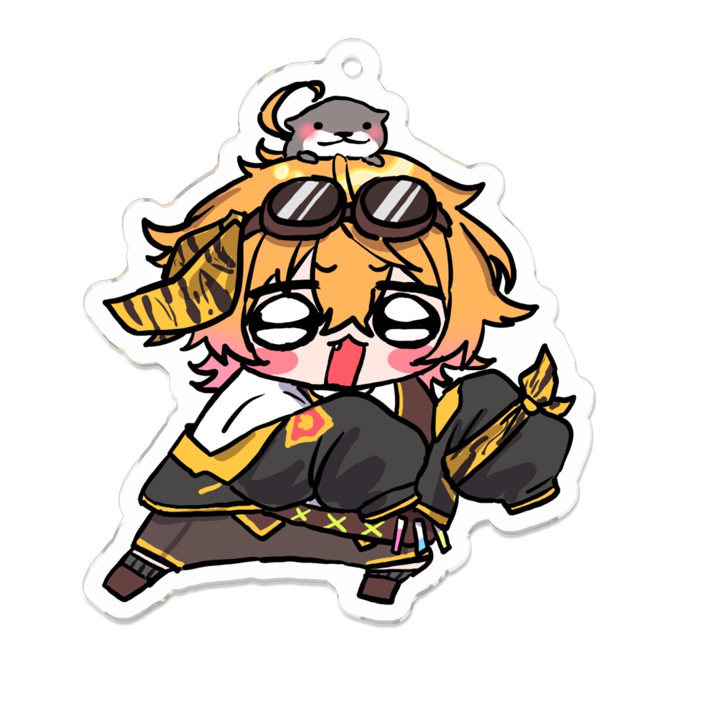 ミニとら　アクリルキーホルダー