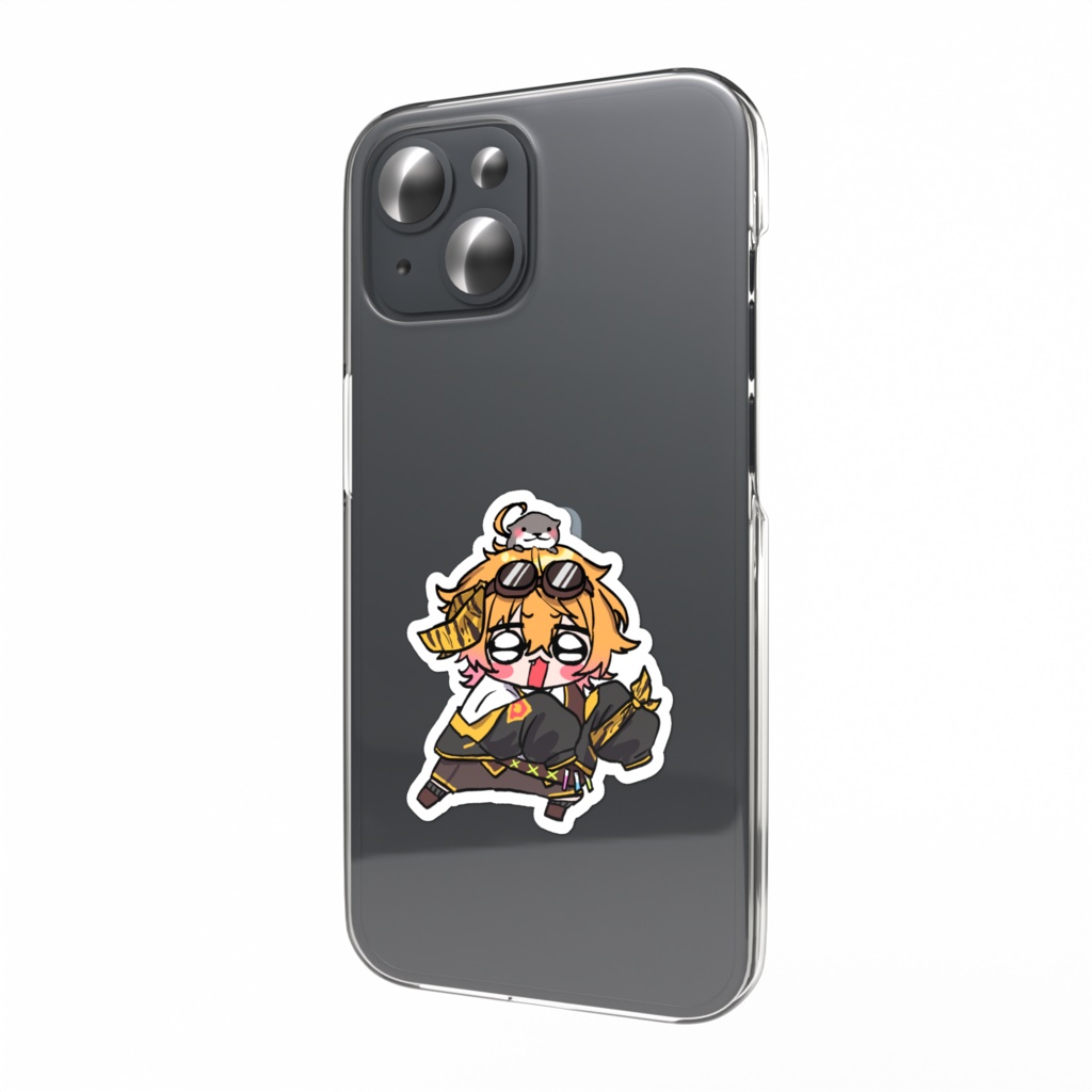 スマホステッカー　ミニとら