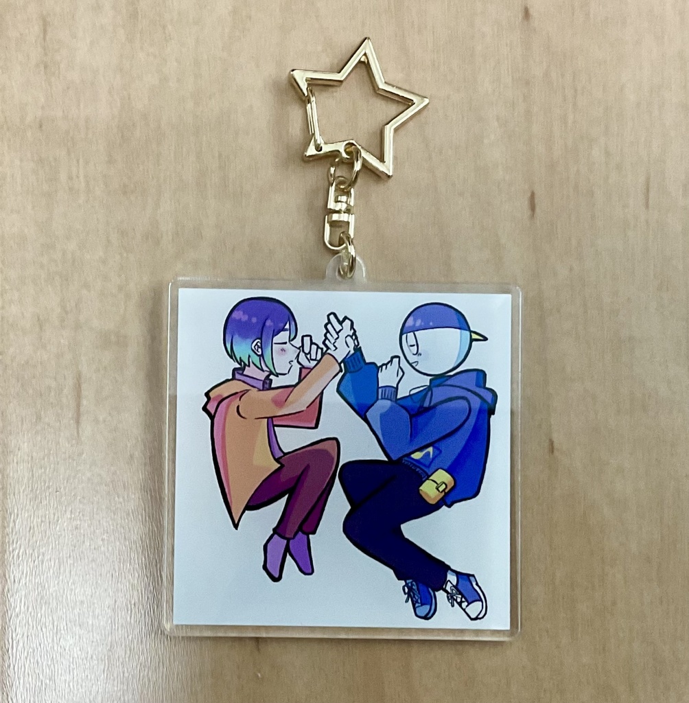 ろぼえす&凛ともみじ&紅葉の両面アクリルキーホルダー