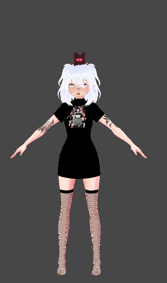 [Vroid Studio] Long shirts + socks (stockings)