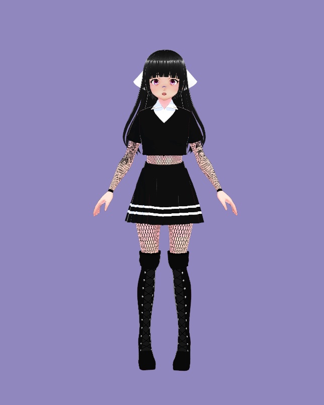 [Vroid Studio] Goth Outfit