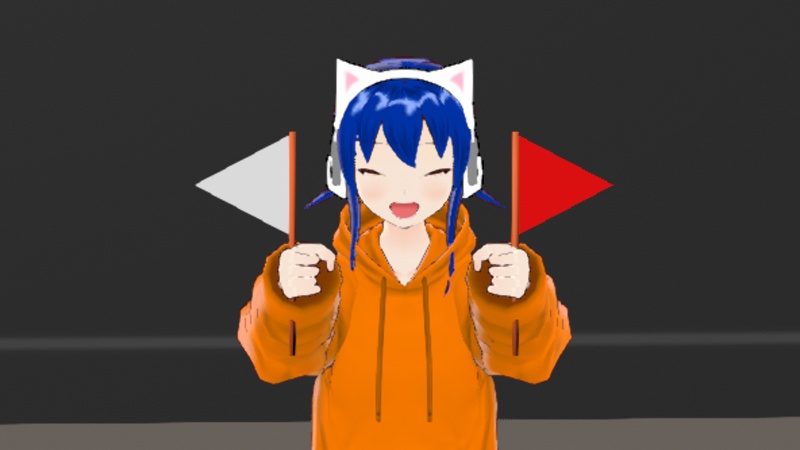 【cluster用アイテム】旗上げセット