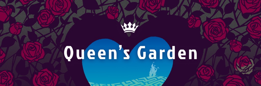 Queen's Garden -トートバッグ: Lサイズ