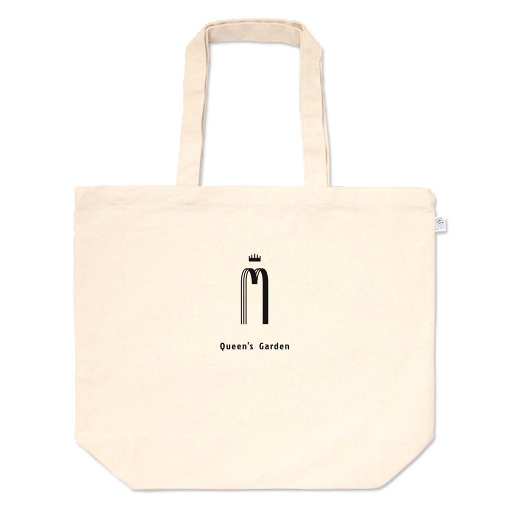 Queen's Garden -ロゴトートバッグ: Lサイズ