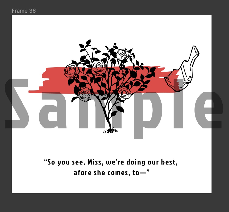 スペードの2の証言 -トートバッグ: Lサイズ