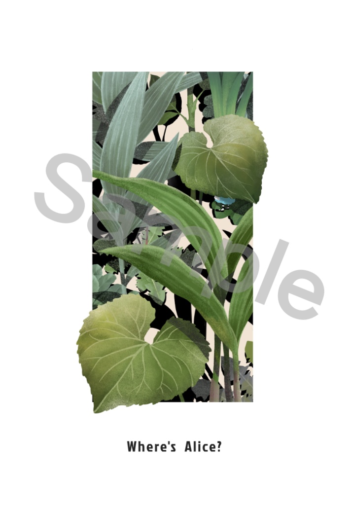 アリスを探せ -トートバッグ: Lサイズ