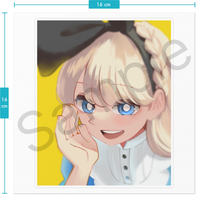 内緒話のアリス-ステッカー