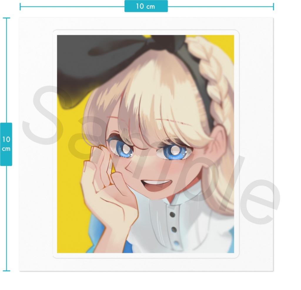 内緒話のアリス-ステッカー