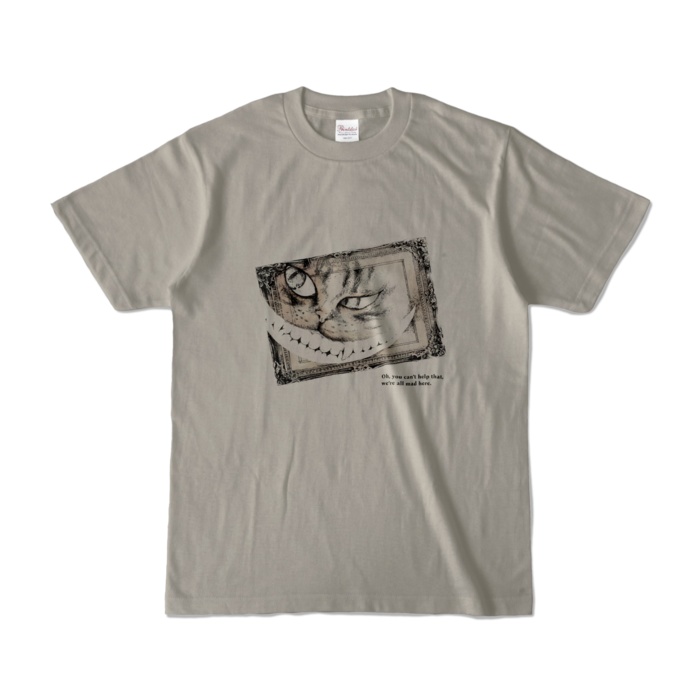 額縁の中のチェシャ猫-カラーTシャツ