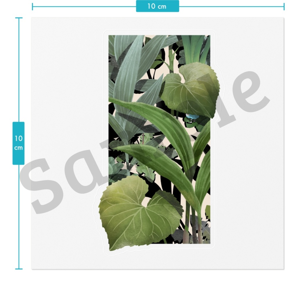 アリスを探せ-透明ステッカー