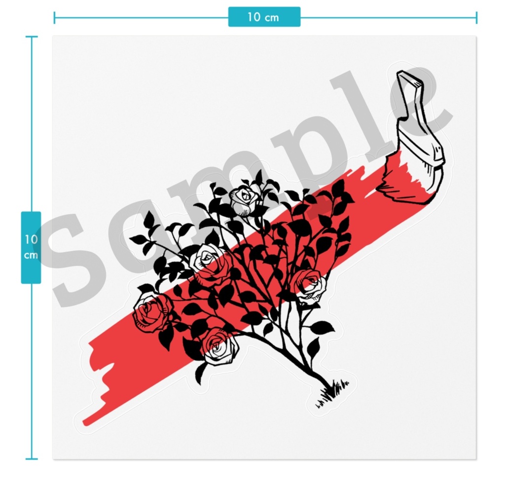 スペードの2の証言-透明ステッカー