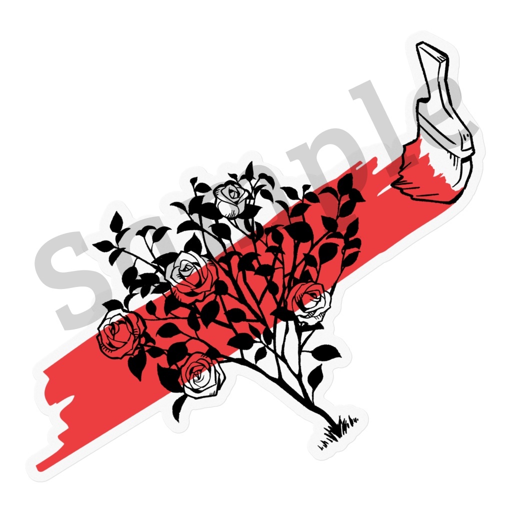 スペードの2の証言-透明ステッカー