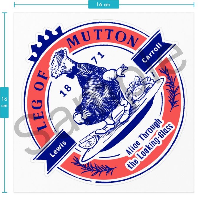 マトンのひざ肉-ステッカー