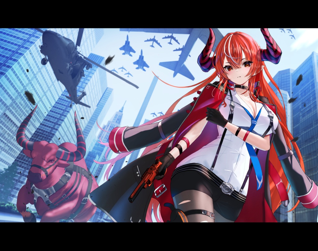 「Bull(牡牛)」：イラスト　B2タペストリー