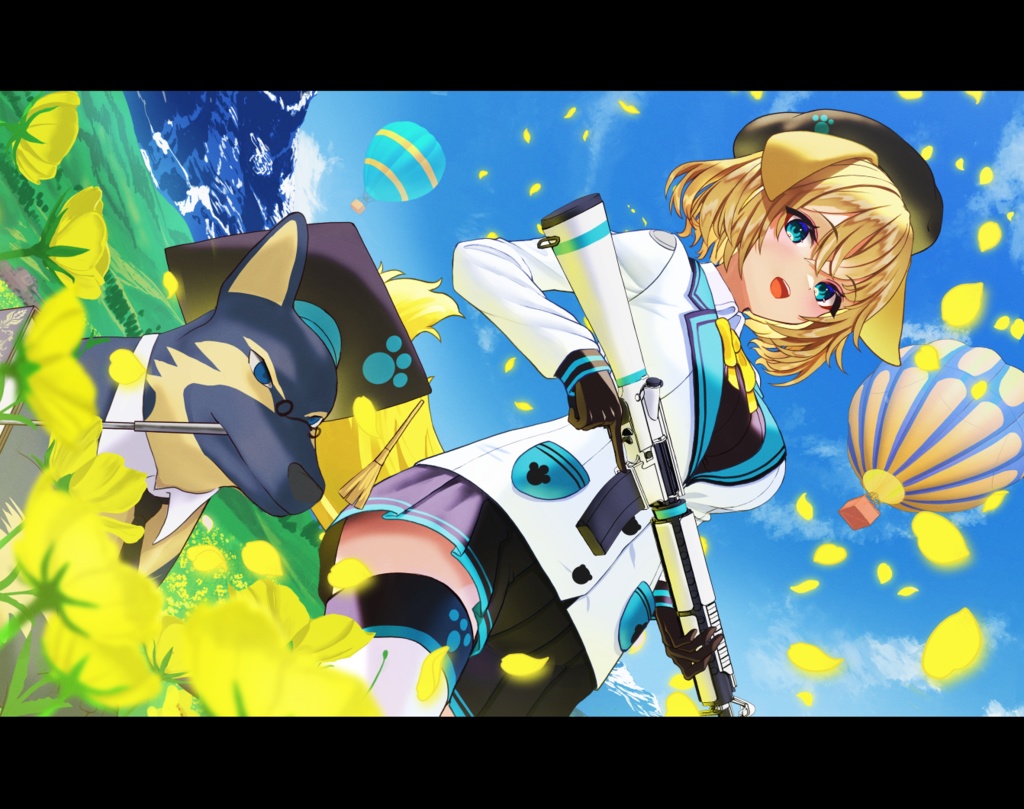 「Dog(犬)」：イラスト　B2タぺストリー