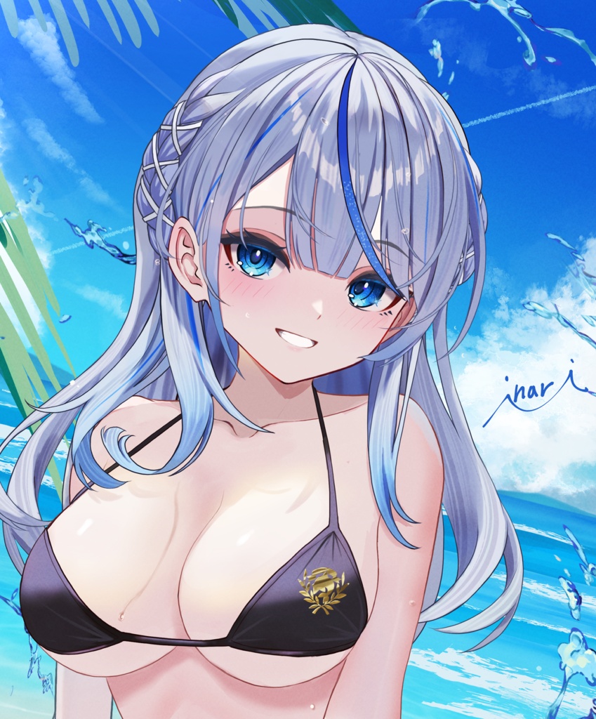 【C108】雨海ルカ(水着)B2タペストリー