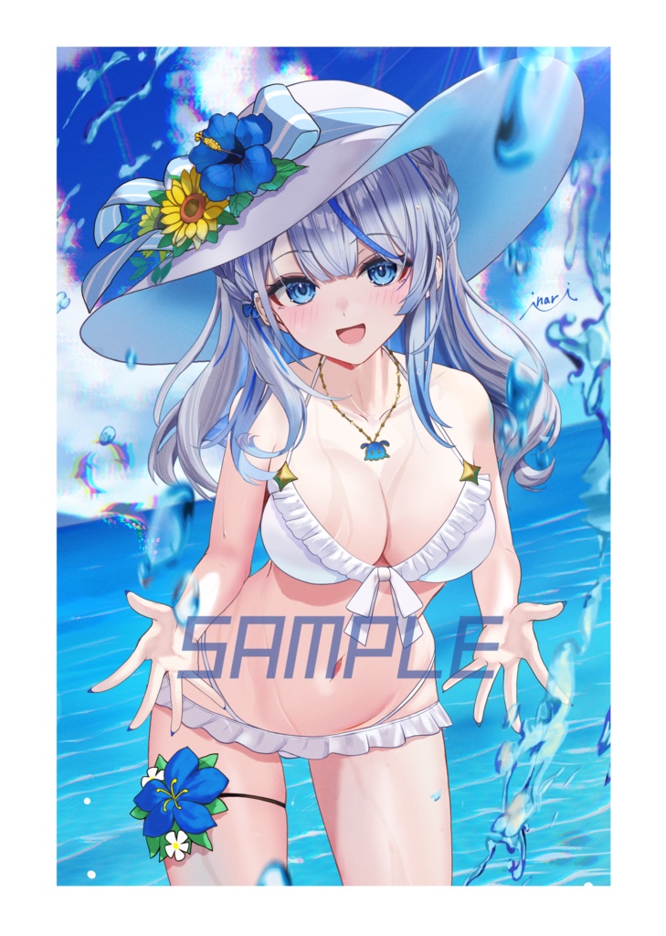 【C108】雨海ルカ(水着2)B2タペストリー