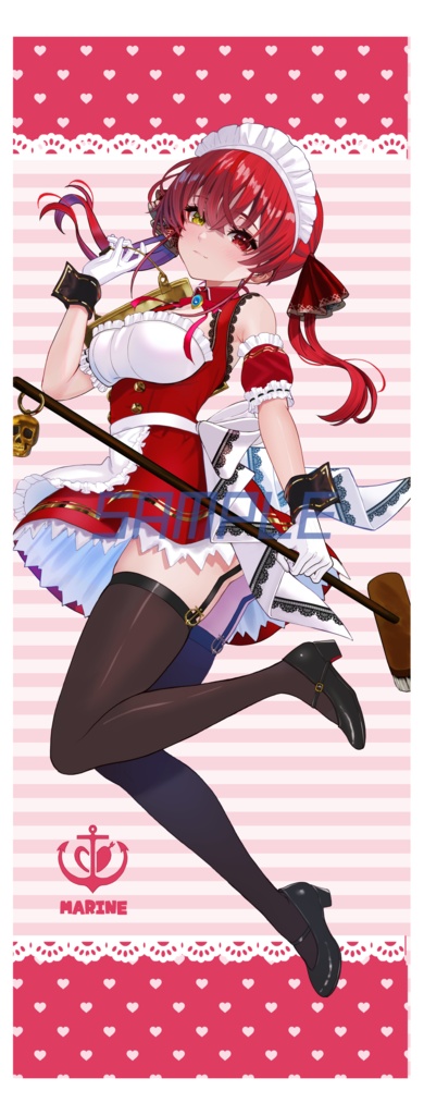 【ホロクル12th】メイドマリン等身大タペストリー